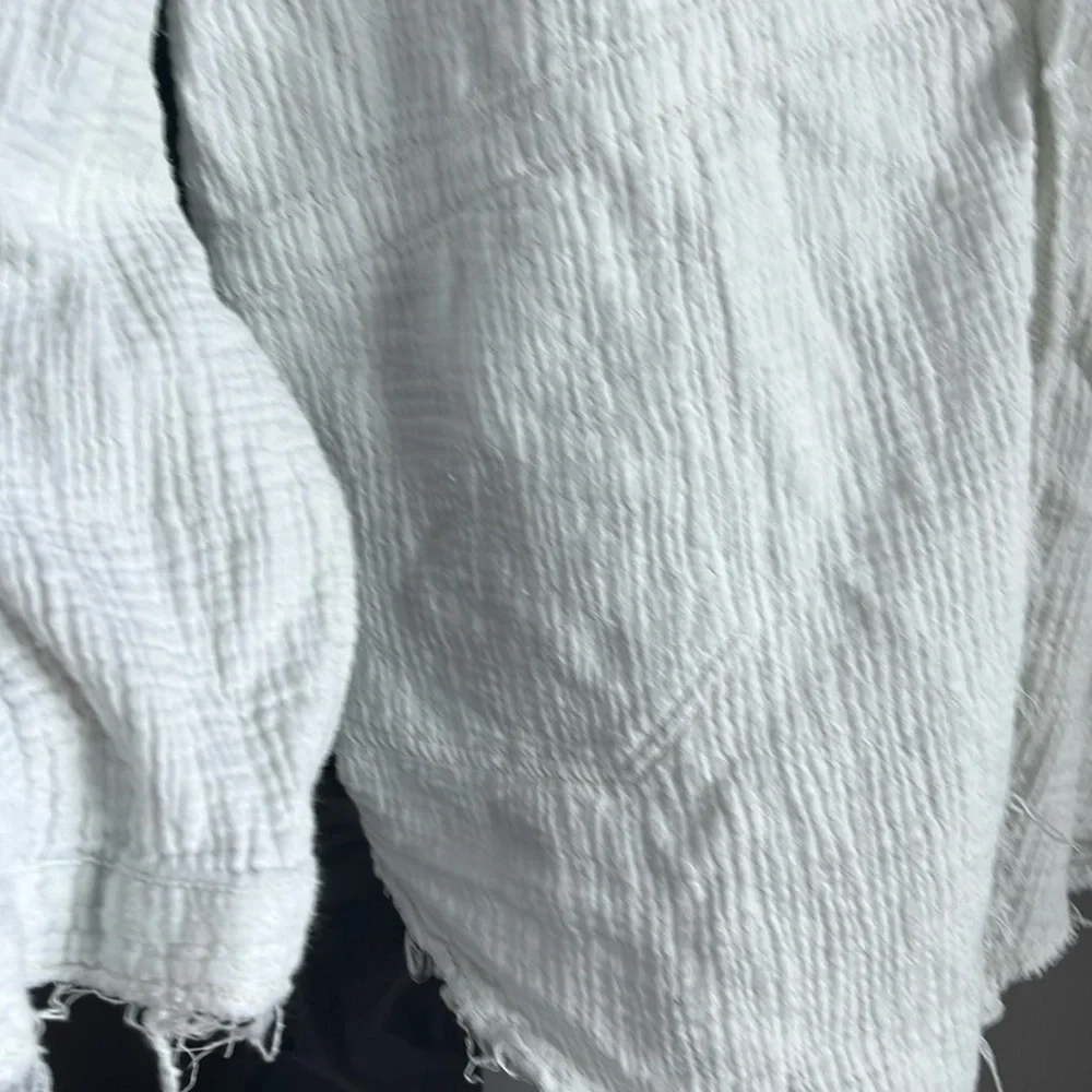 Free People Summer Daydream Knit Gauze Top, NWOT - Picture 5 of 7